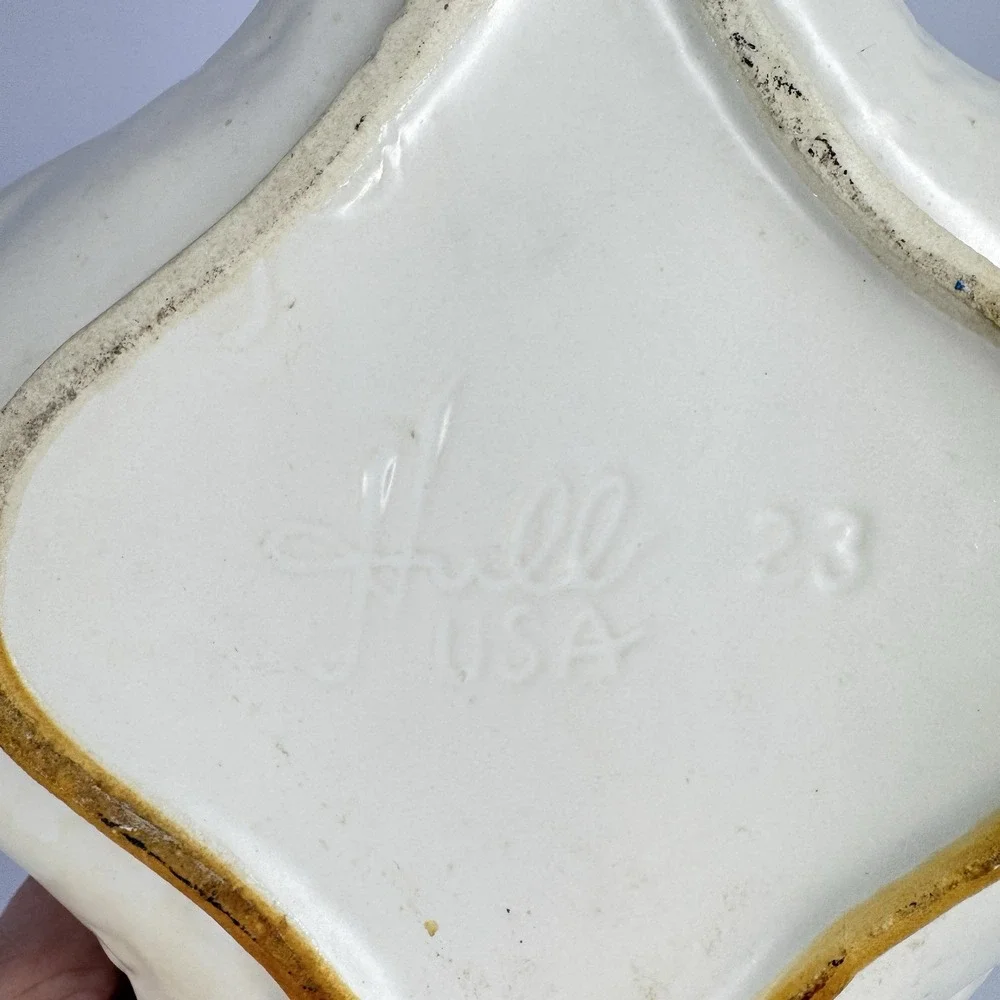Hull USA Swan Planter White Ceramic‎ Bird Vase Mid Century Hollywood Regency